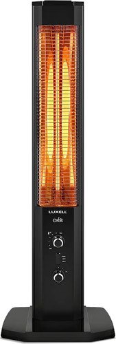 LUXELL MH-1800 E-T MİKA ISITICI DİKEY SOBA SİYAH